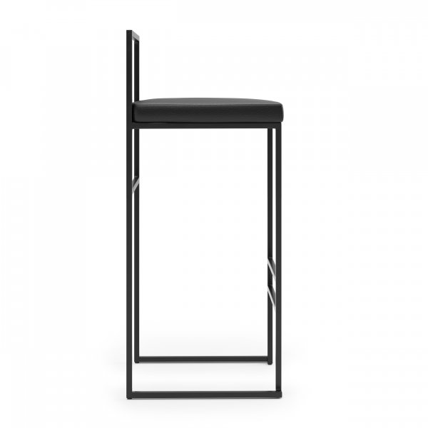 Aston barstol - Svart PU / svart Aston barstol - Svart PU / svart