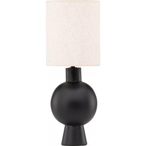 Mysterna bordlampe - Sort/beige