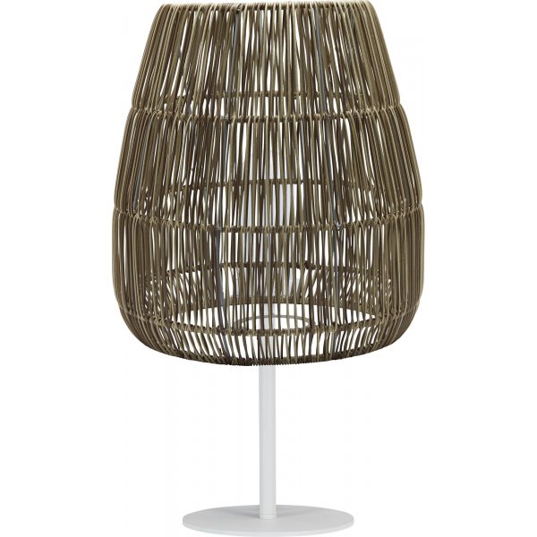 Agnar Saigon bordlampe for utendrs bruk - Kunstrotting/hvit - 71 cm