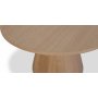 Cone rundt salongbord  85 cm - Whitewash