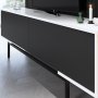 Force TV-stativ - Svart/hvit