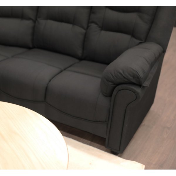 Peking hjrnesofa - Sort + Flekkfjerner for mbler