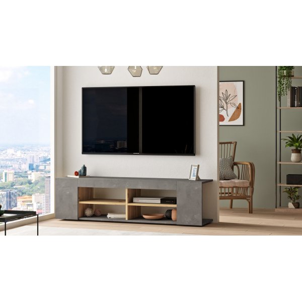 Luvio mediebenk 13 - Eik/slv