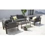 Nice loungegruppe - Svart/gr