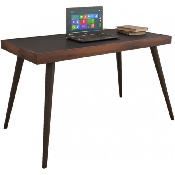 Jena skrivebord 120 x 60 cm - Sort/valntt