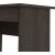 Function Plus skrivebord med 4 skuffer 109,3 x 48,5 cm - Mrkebrun