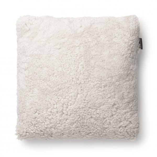 Krllete putetrekk saueskinn Beige