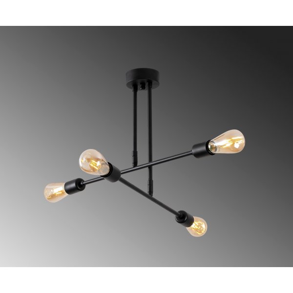 Pella taklampe 4 - Sort Pella taklampe 4 - Sort