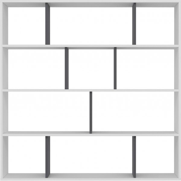 Hodbi bokhylle - Hvit/antrasitt Hodbi bokhylle - Hvit/antrasitt