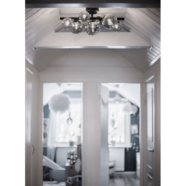 Plafond Molekyl - Svart/røykgrå Plafond Molekyl - Svart/røykgrå