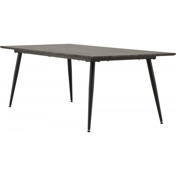 Keholmen spisebord 220 x 100 cm - Sort/Brun Keholmen spisebord 220 x 100 cm - Sort/Brun