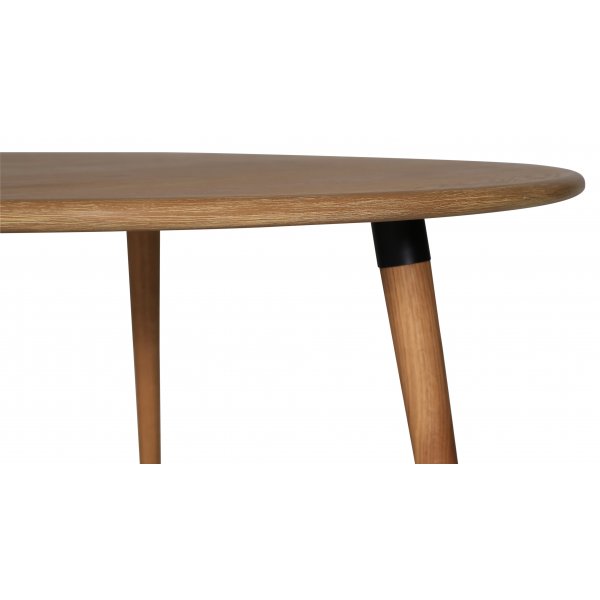 Tore spisebord 130 cm - Oljet eikefiner + Møbelføtter Tore spisebord 130 cm - Oljet eikefiner + Møbelføtter