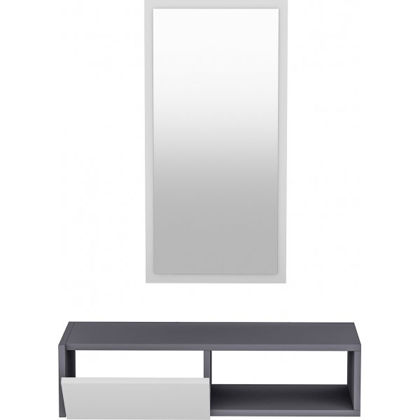 Clara gangmøbel - Antrasitt/hvit Clara gangmøbel - Antrasitt/hvit