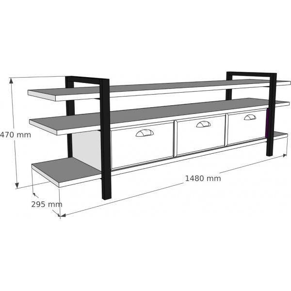 Lucca mediebenk - Furu Lucca mediebenk - Furu