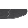 Bord 90 cm inkludert 4 Axe stoler - Svart / Gr marmor