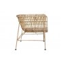 Galice sofa rotting - Natur/metall