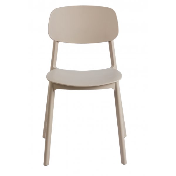 Archimedes stablebar spisestol - Stol i beige plast