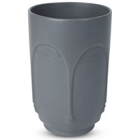 Vase Face H23 cm - Grå Vase Face H23 cm - Grå