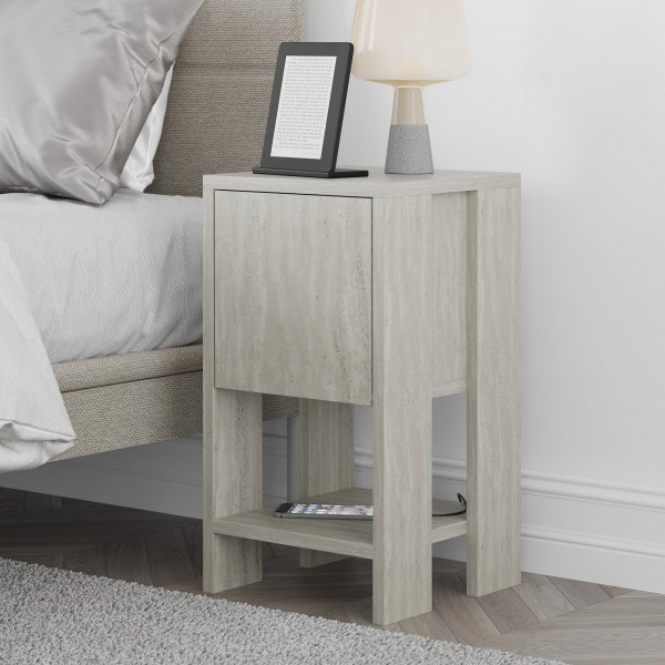 Ema nattbord - Travertin Ema nattbord - Travertin