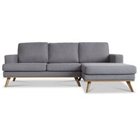 Ventura 2-seters sofa med åpen ende - Lysegrå