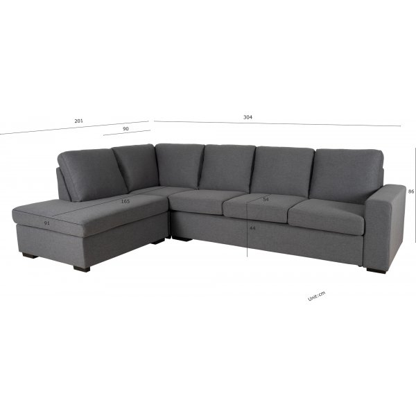 Solna sofa med åpen ende 304 cm - Venstre Solna sofa med åpen ende 304 cm - Venstre