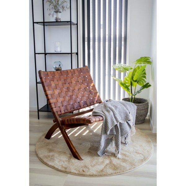 Perugia lenestol - Brun/teak