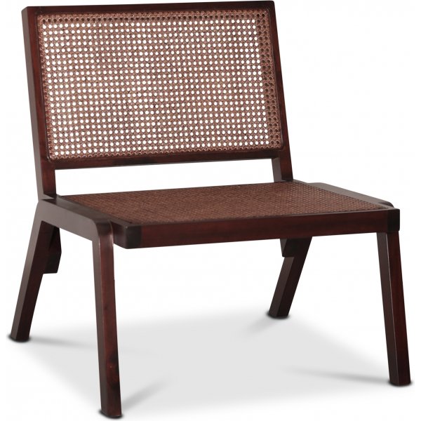 Rizz loungestol - Mahogny / Rotting + Flekkfjerner for mbler