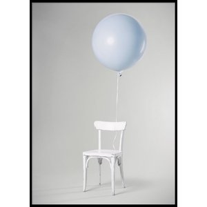 BLUE BALLOON - Plakat 50x70 cm