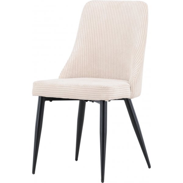 Leone spisestuestol - Beige kordfløyel Leone spisestuestol - Beige kordfløyel