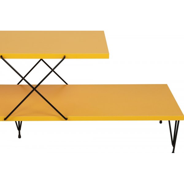 Street mediebenk - Gul Street mediebenk - Gul