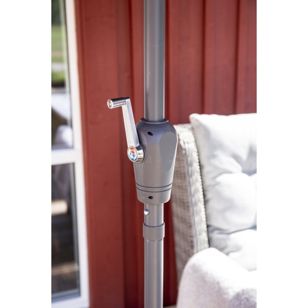 Leeds parasoll �300 cm - Sort