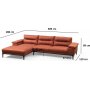 Hollywood divansofa - oransje