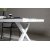 Garcia spisebord 200 x 100 cm - Lys gr/hvit