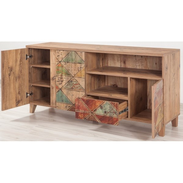 Marine media benk - Furu/mnster