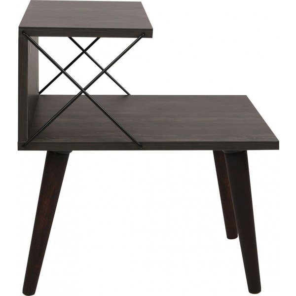 Cross nattbord - Mrkebrun