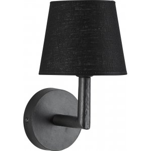 Columbus Mia Lin vegglampe - Rustikk sort - 30 cm