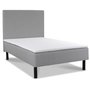 Cloud rammemadrass 120 cm med sengegavl - Pocketsystem