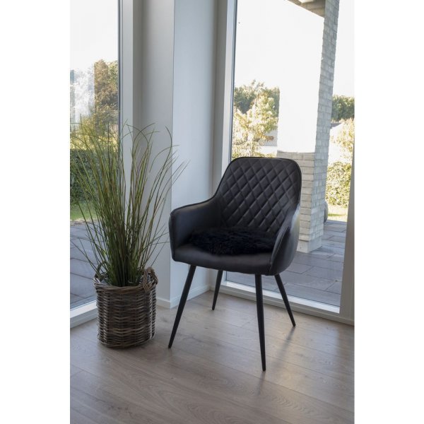 Lammeskinn - Svart - Ø35 Lammeskinn - Svart - Ø35