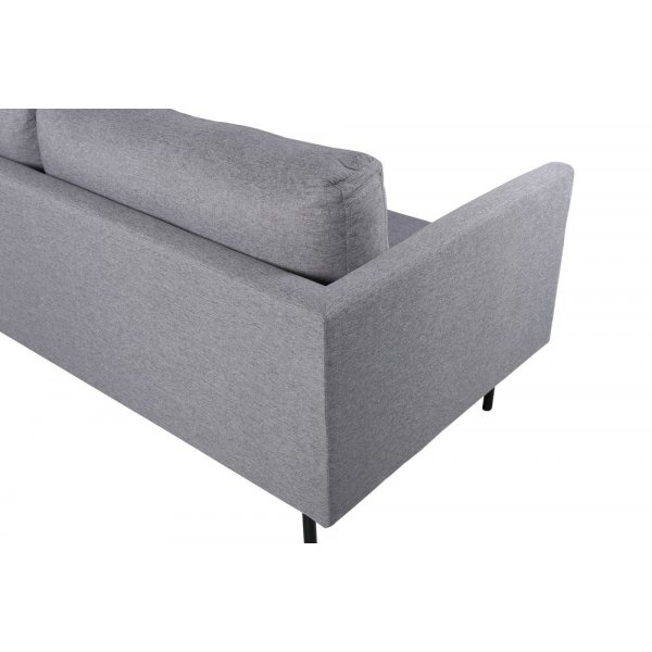 Eden 3-seter sofa B262 cm - Grått stoff + Tekstilrens for møbler Eden 3-seter sofa B262 cm - Grått stoff + Tekstilrens for møbler