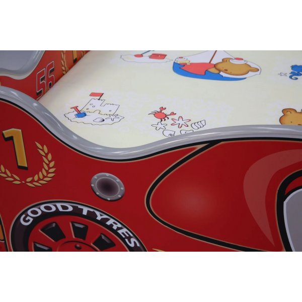 Zigzak racing bil barneseng - 80x160 cm Zigzak racing bil barneseng - 80x160 cm