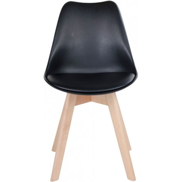 Molde Spisestol - Svart/Natur