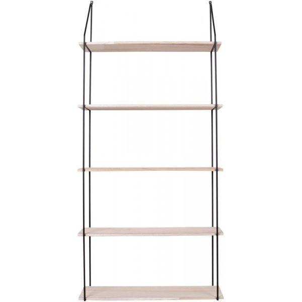 Eindhoven vegghylle - Svart/Finr