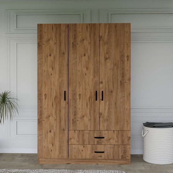 Yaman garderobe - Valnøtt Yaman garderobe - Valnøtt