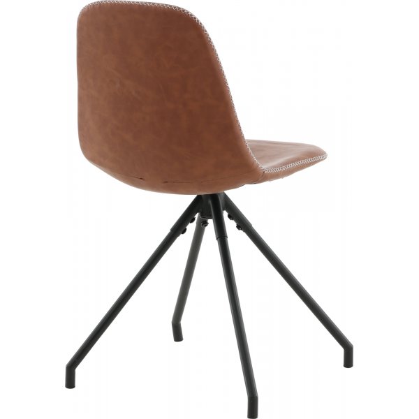 Bridge svingbar spisestol - Brun PU