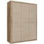 Pontus garderobe - Eik/beige