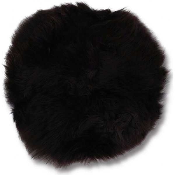 Plaza stolpute saueskinn 34 cm - Mrkebrun