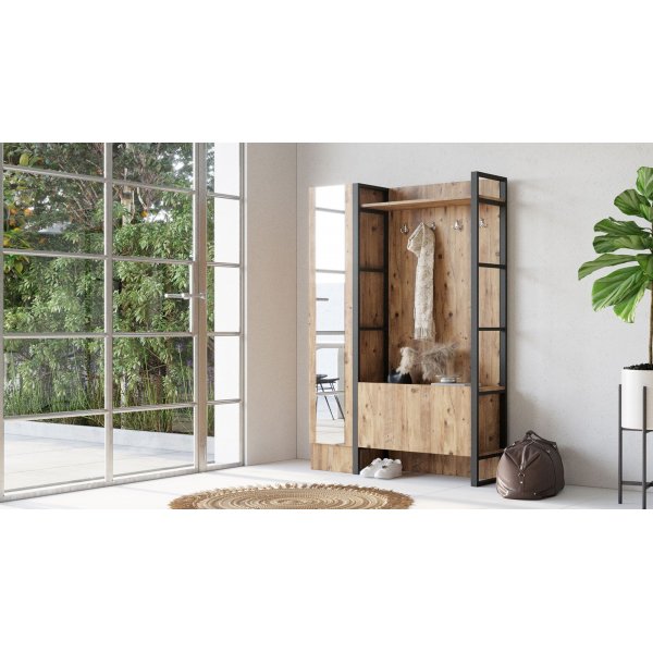 Metal gangmøbel 16 - Furu Metal gangmøbel 16 - Furu