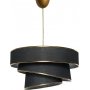 Couper taklampe - Sort/gull