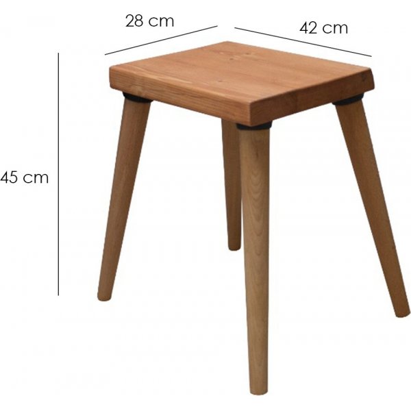 Konverteringsspill tabell 62x28 | 52x28 | 42x28 cm - Valntt/eik