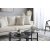 Remy Lounge 4-seters beige sofa 261 cm bred